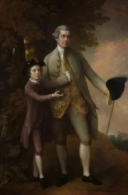 Thomas Rumbold (1736–1791) og hans søn - Thomas Gainsborough
