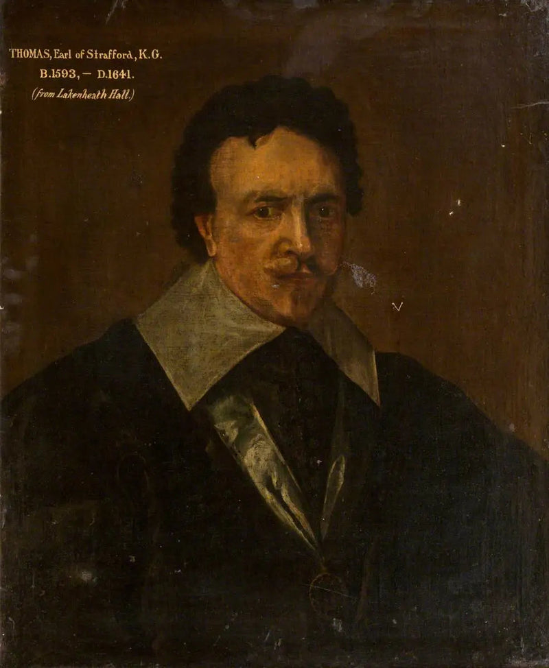 Thomas Wentworth (1593–1641), 1. greve af Strafford - Antoine van Dyck