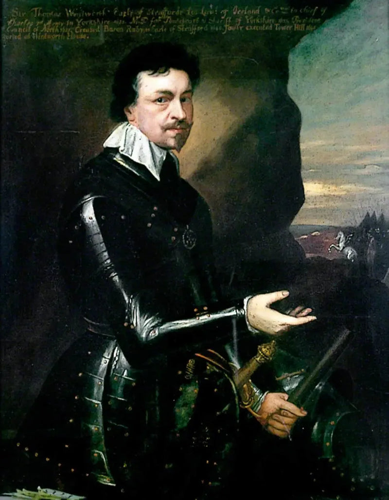 Thomas Wentworth (1593–1641), første greve af Strafford - Antoine van Dyck