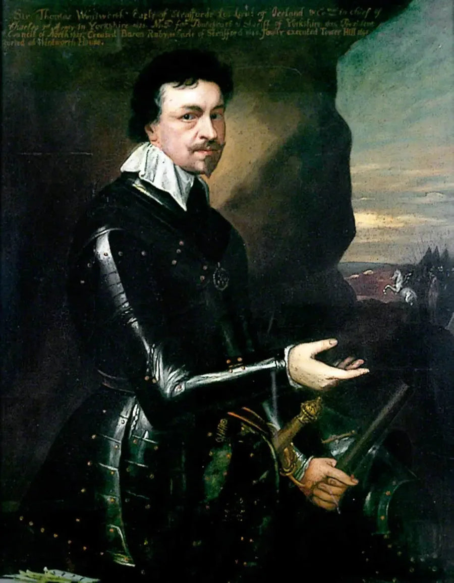 Thomas Wentworth (1593–1641), første greve af Strafford - Antoine van Dyck