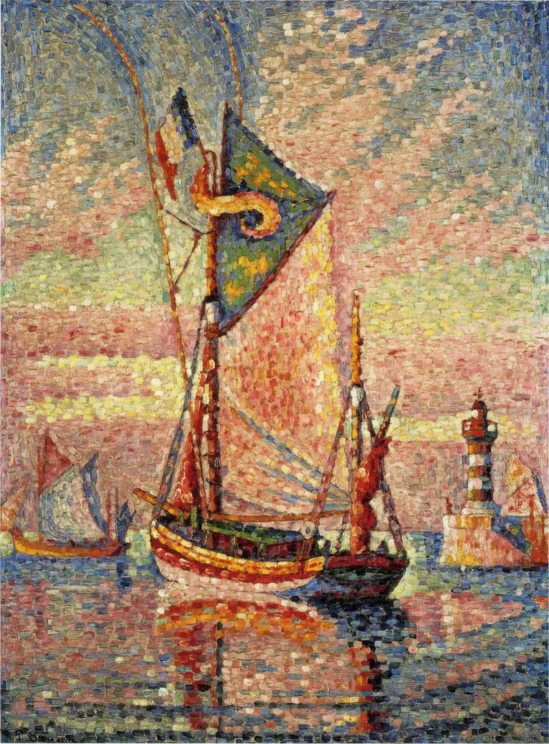 Thonfisker i Concarneau - Paul Signac