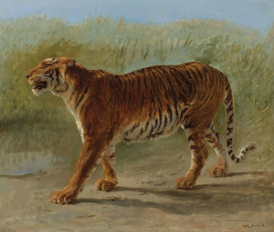 Kongelig tiger i junglen - Rosa Bonheur