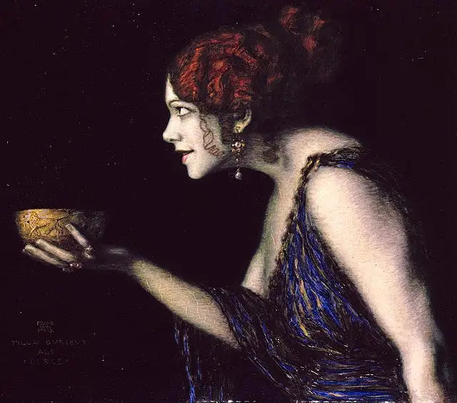 Tilla Durieux som Circe - Franz von Stuck