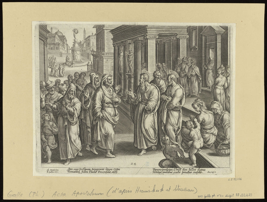 Elymas' blindhed - Raphael Sanzio