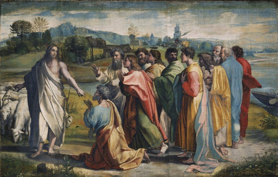Kristi overdragelse til Peter - Raphael Sanzio