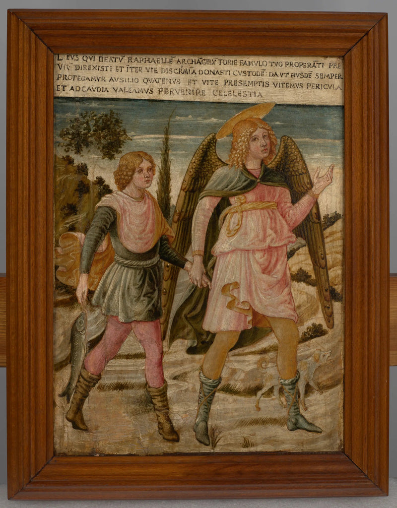 Tobias med ærkeenglen Raphael - Benozzo Gozzoli