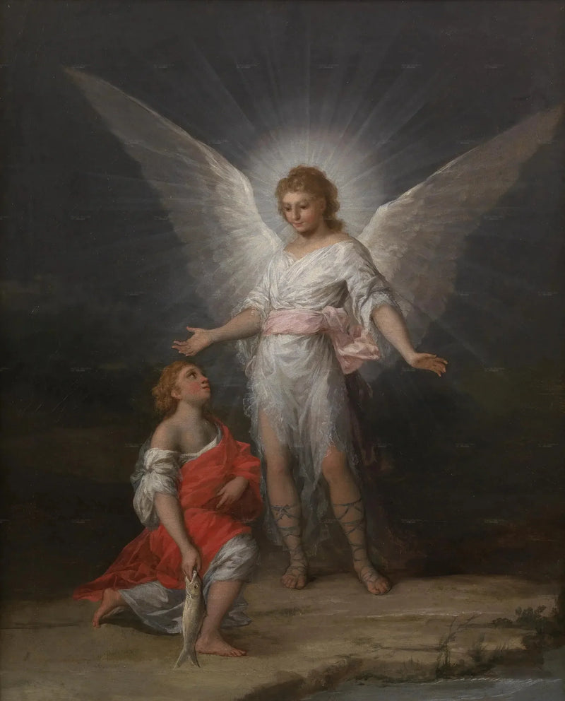 Tobias og englen - Francisco de Goya