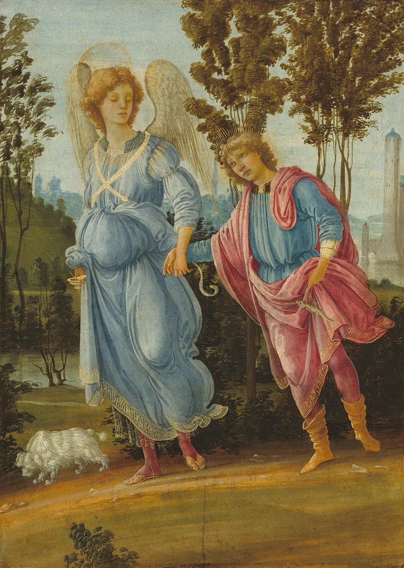 Tobie og Englen - Filippino Lippi