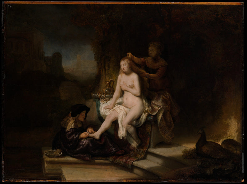 Badescenen af Batsheba - Rembrandt