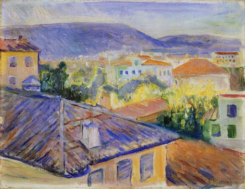 Tagene i Nice - Edvard Munch