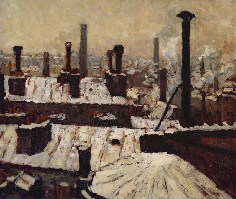 Tag under sne, Paris - Gustave Caillebotte