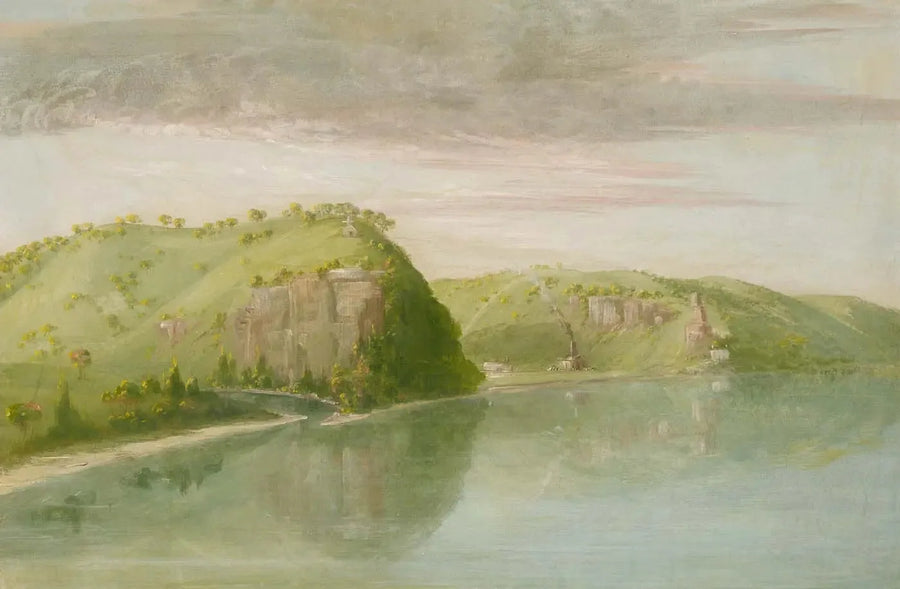 Dubuque-gravpladsen, Øvre Mississippi - George Catlin