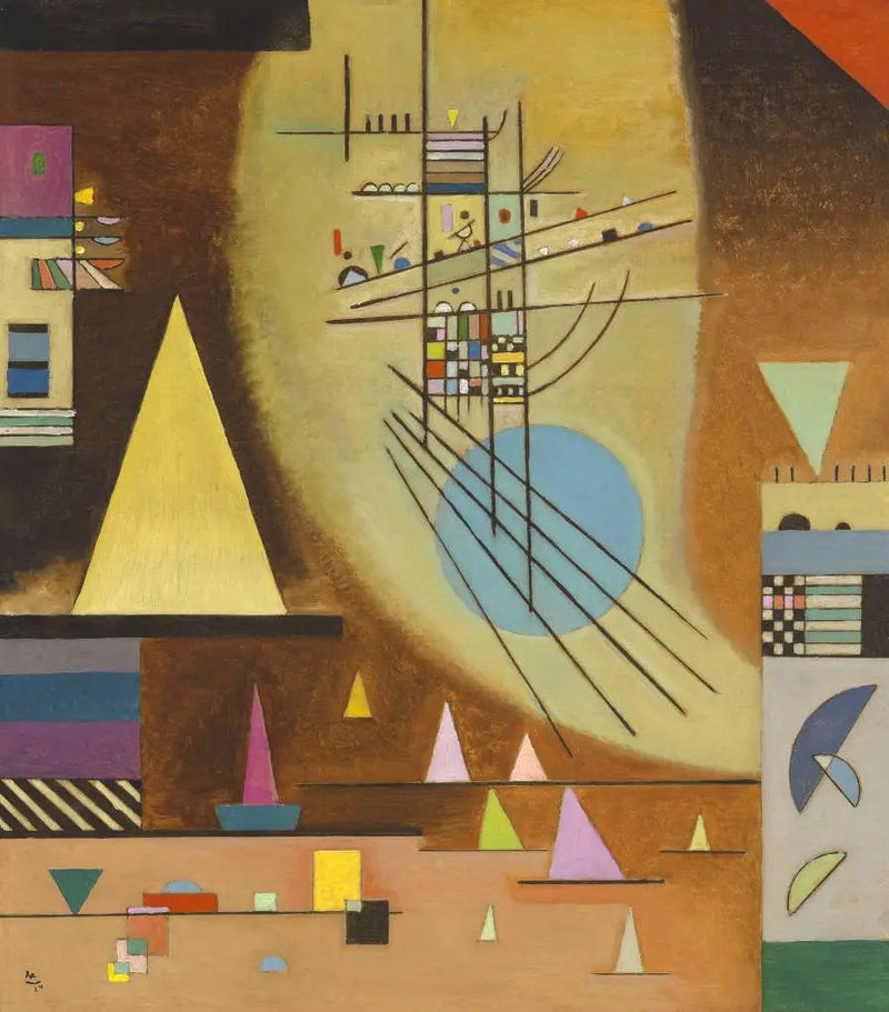Faldende stille - Vassily Kandinsky