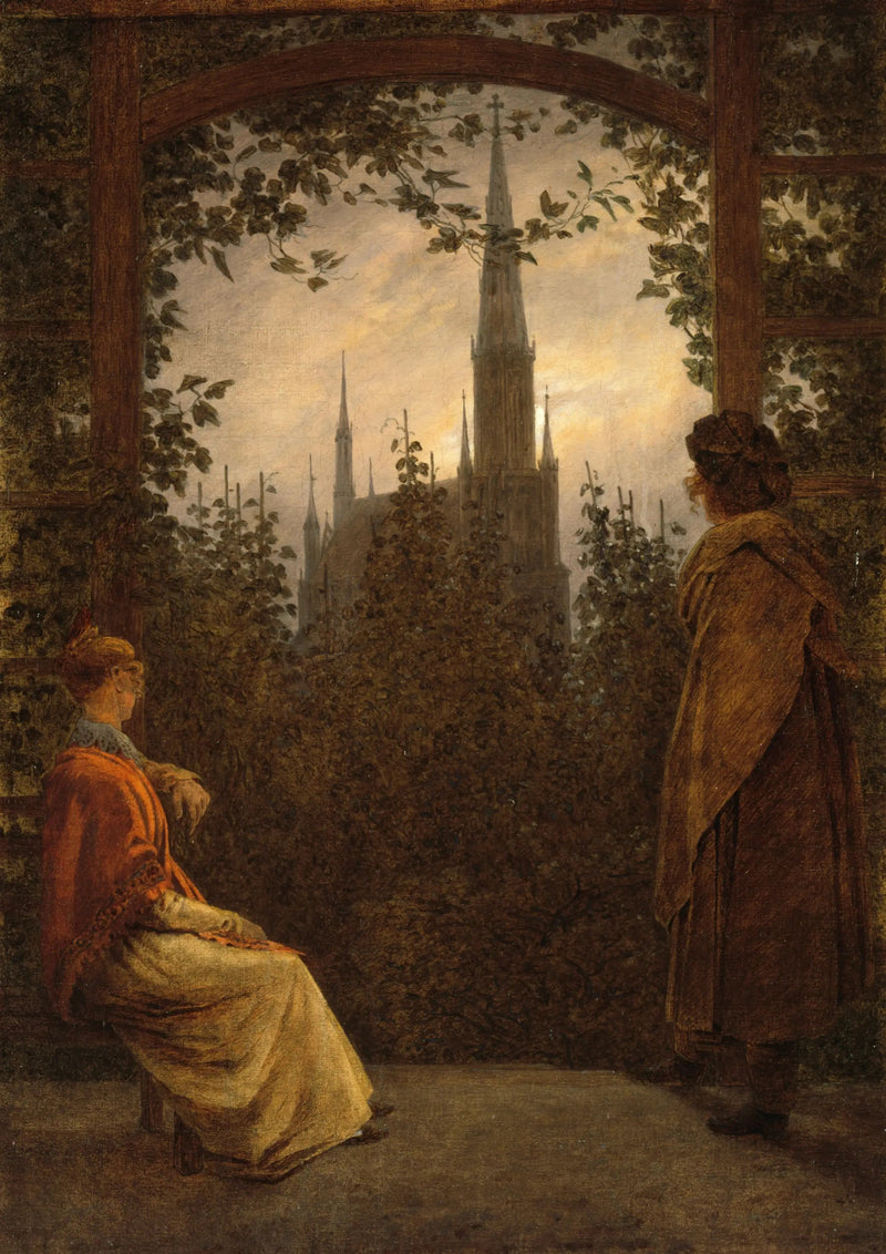 Tonnelle i Greifswald - Caspar David Friedrich