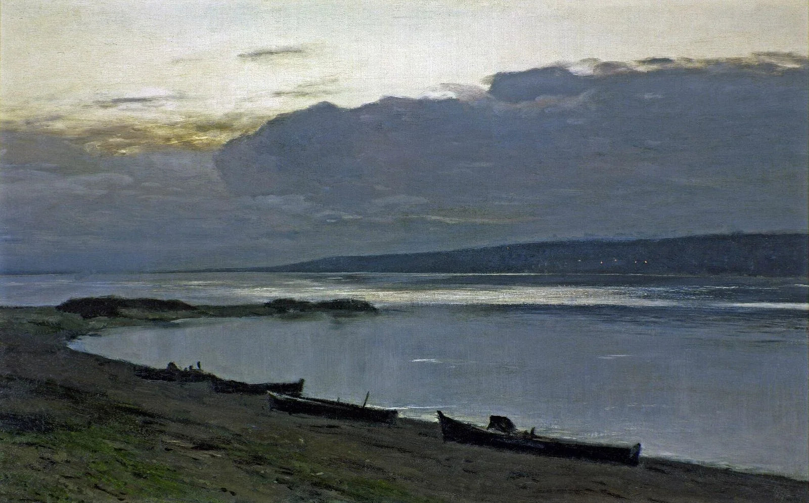 Soir sur la Volga, peinture de Isaac Levitan