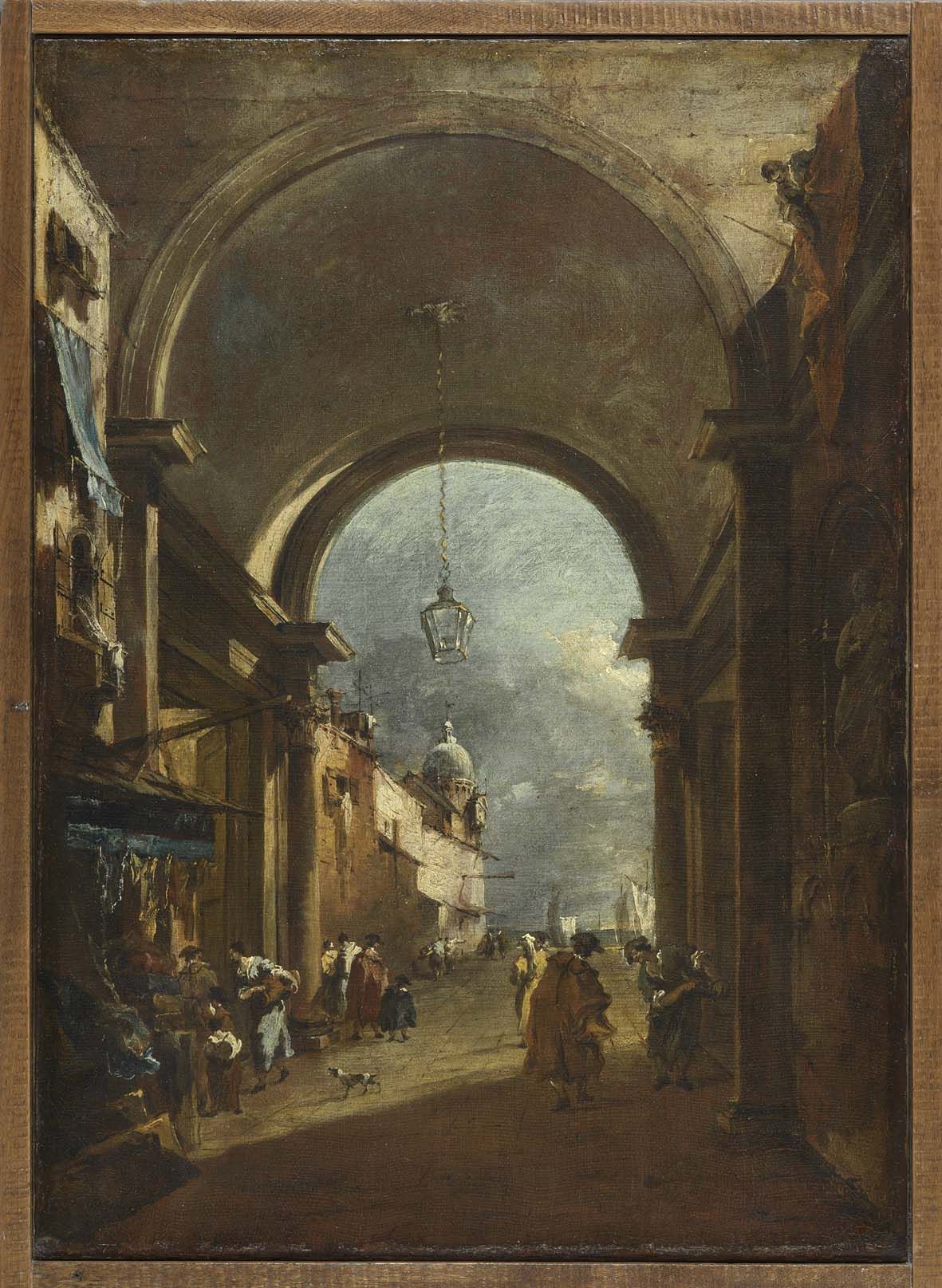 Tordurchblick - Francesco Guardi image 1 reproduction artisanale de tableau