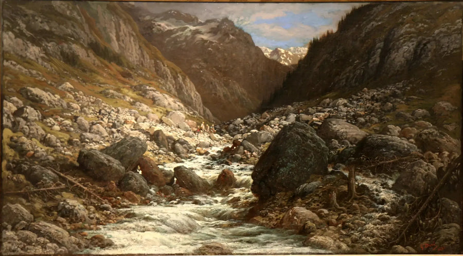 Bjergstrøm - Gustave Doré