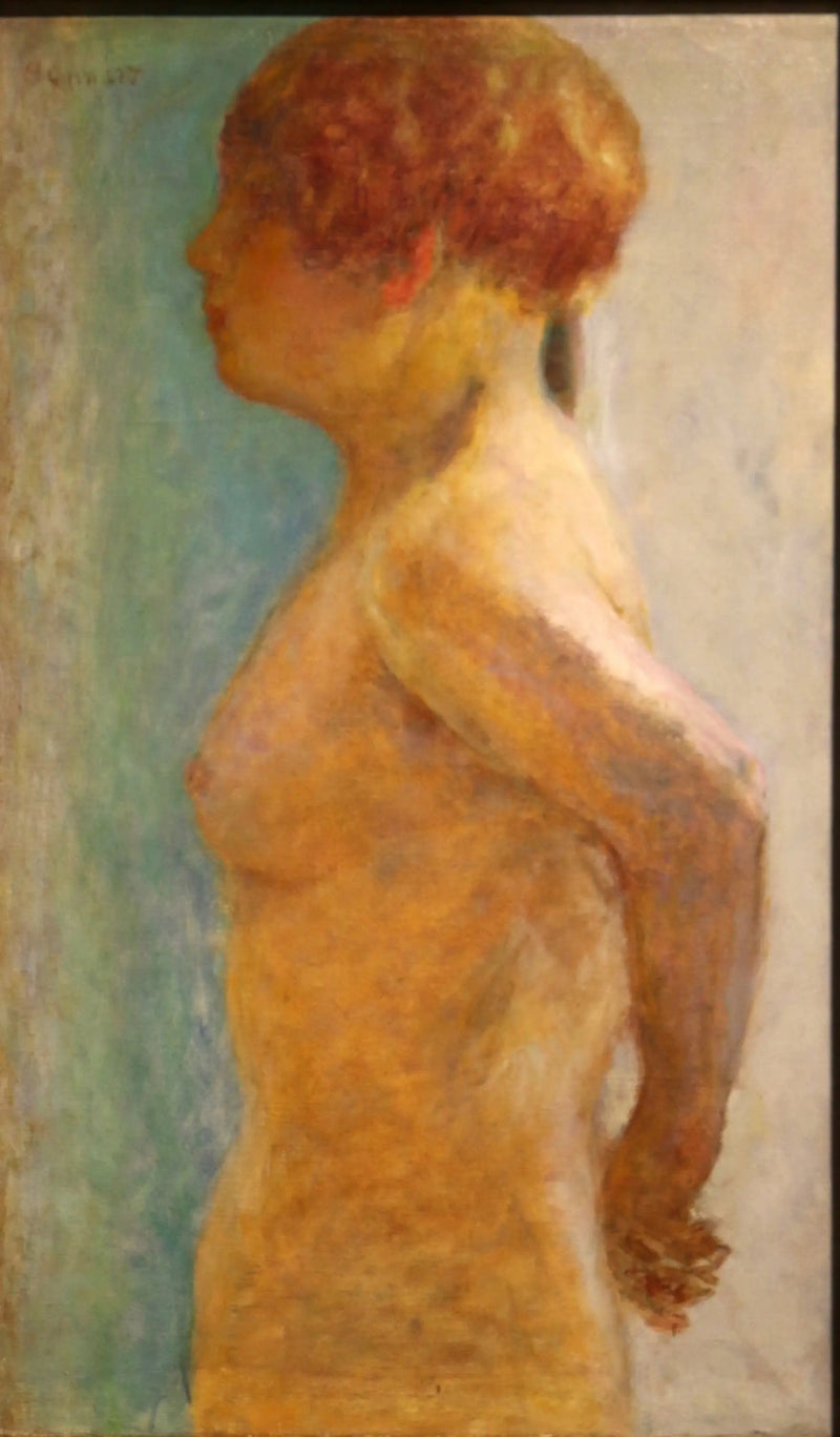 Kvindelig torso, i profil - Pierre Bonnard