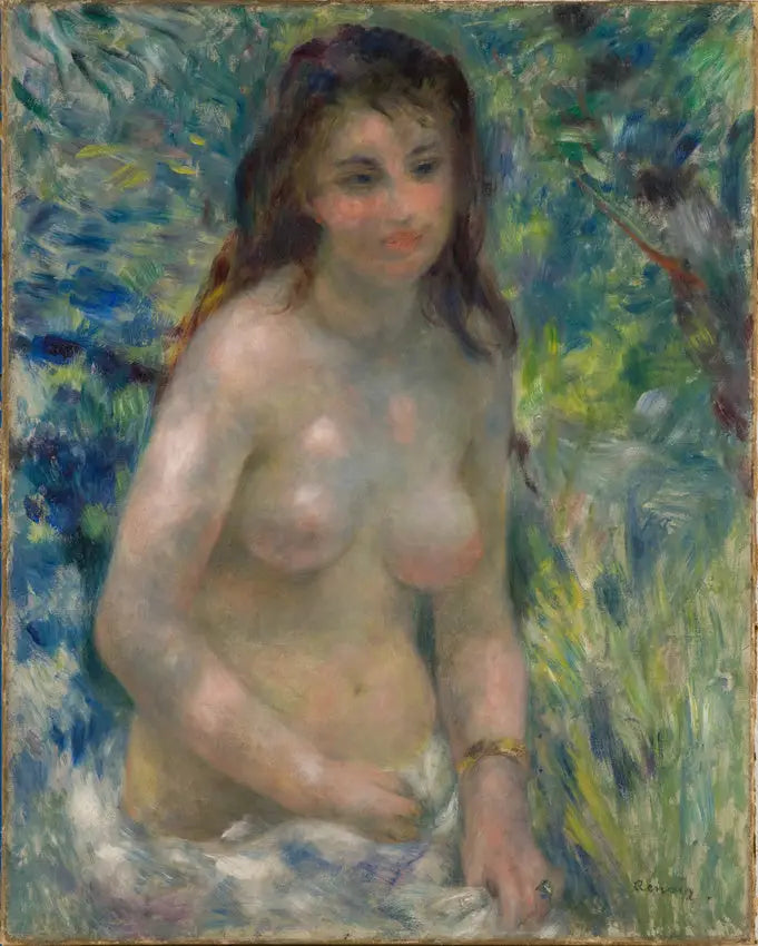 Torso, sollys effekt - Pierre-Auguste Renoir