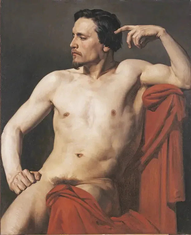 Torso eller halvkrop malet - Bouguereau