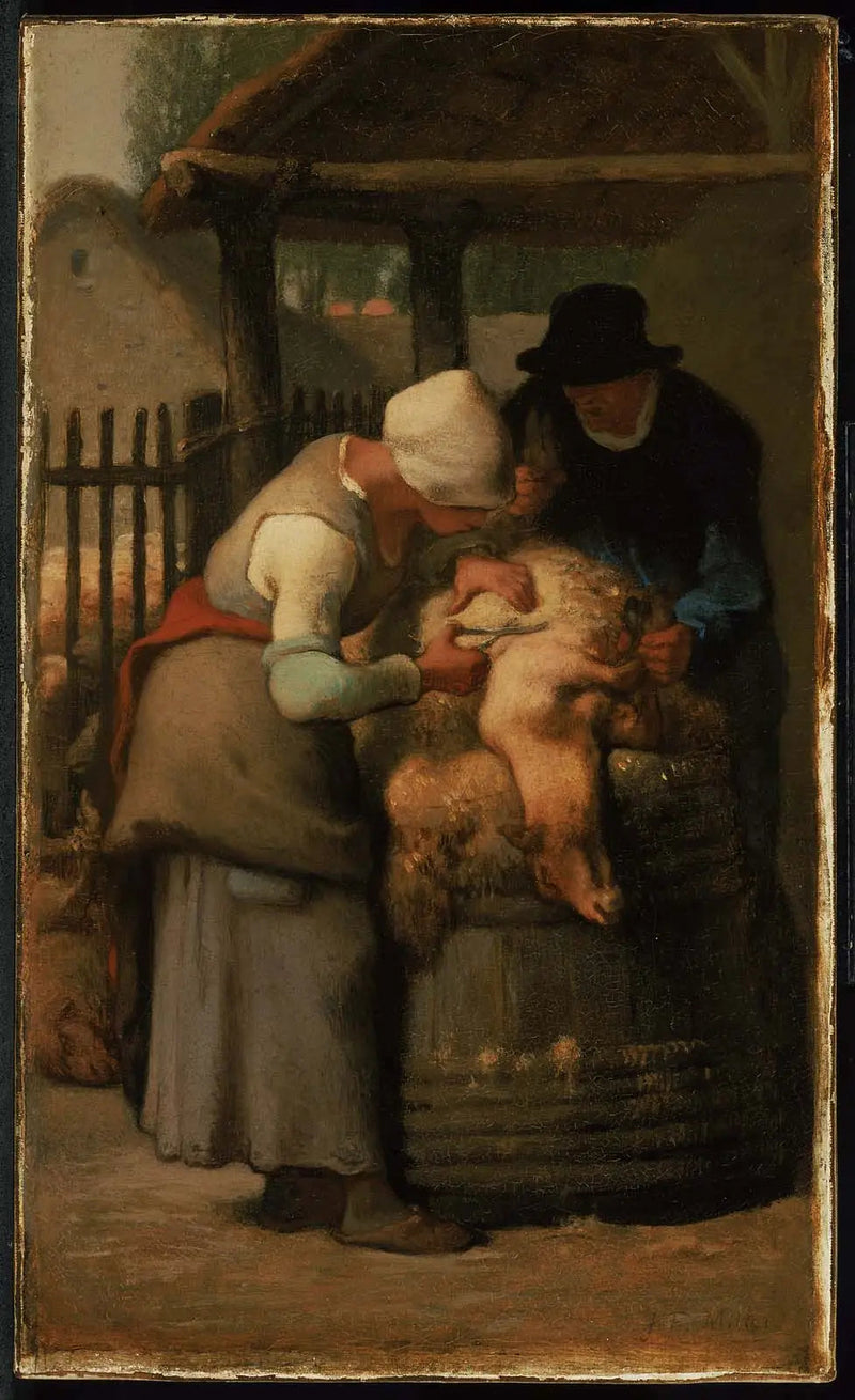 Fåreskind - Jean-François Millet