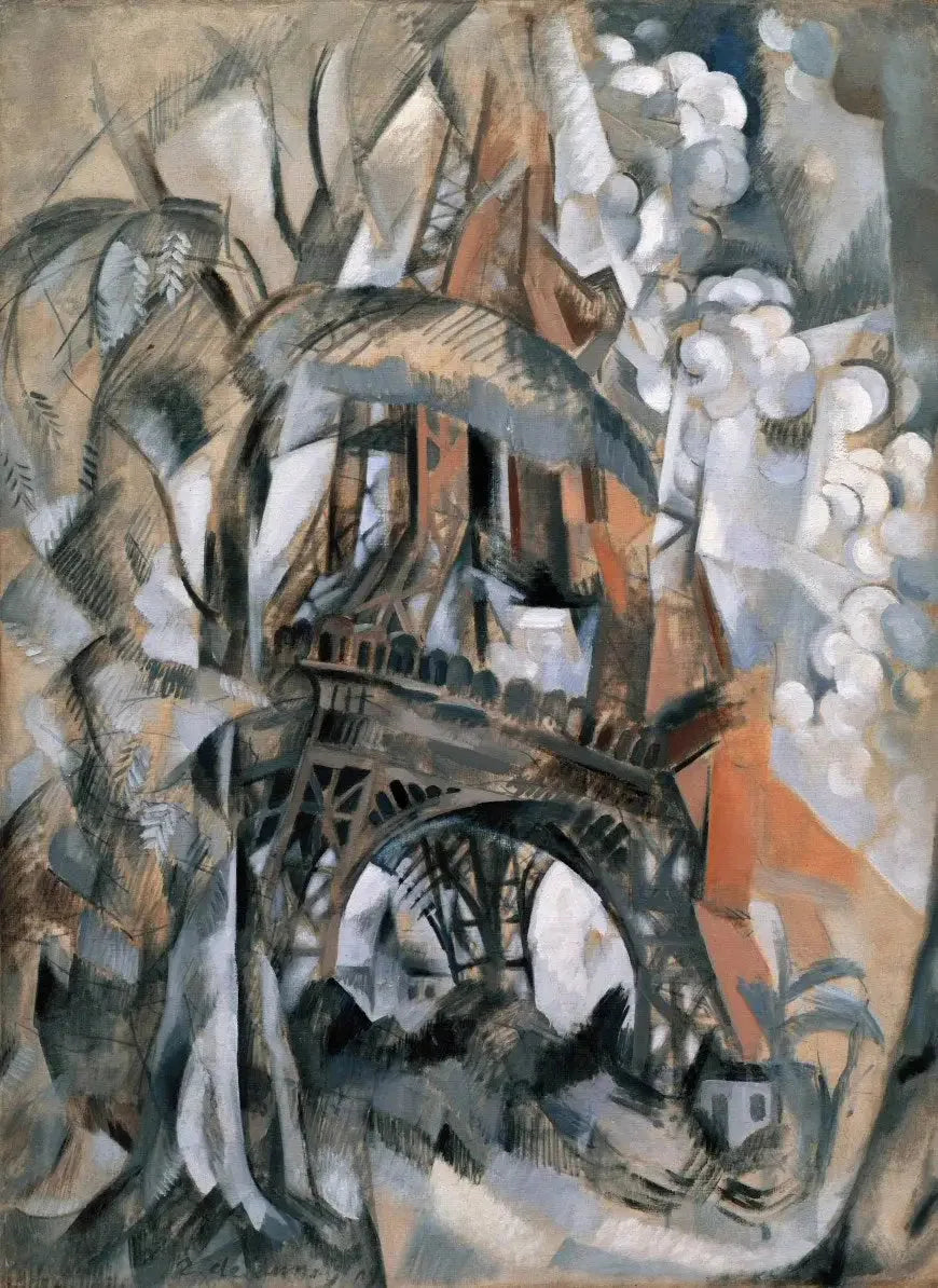 Eiffeltårnet med træer - Robert Delaunay