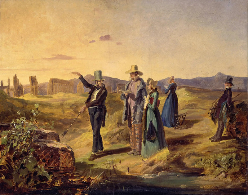 Engelske turister på landet - Carl Spitzweg