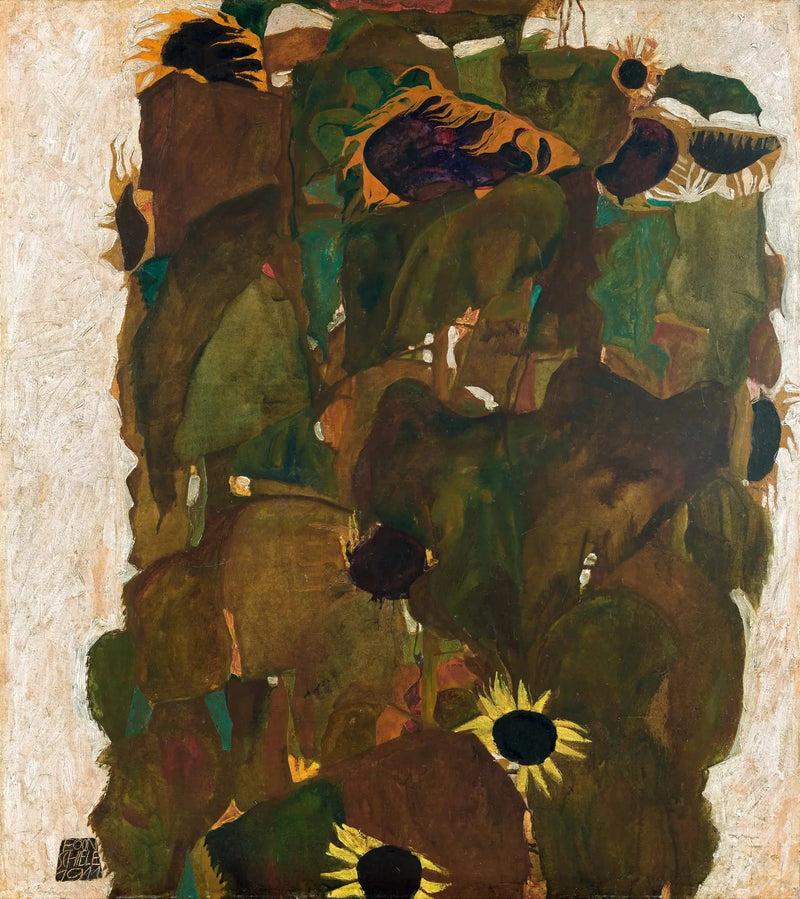 Solsikker I - Egon Schiele