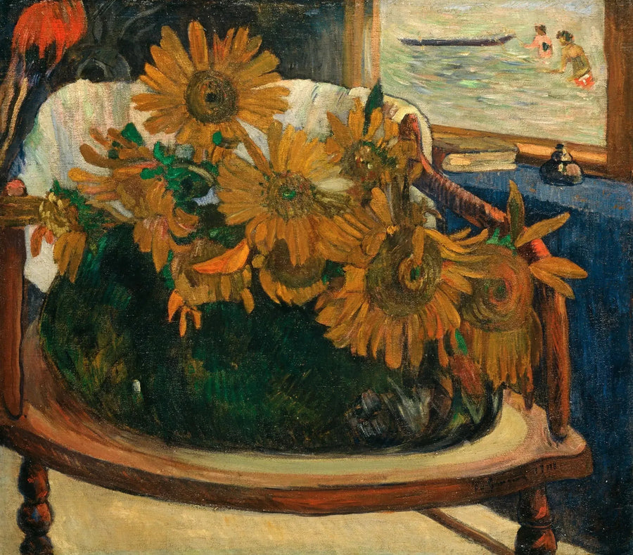 Solsikker på en stol - Paul Gauguin