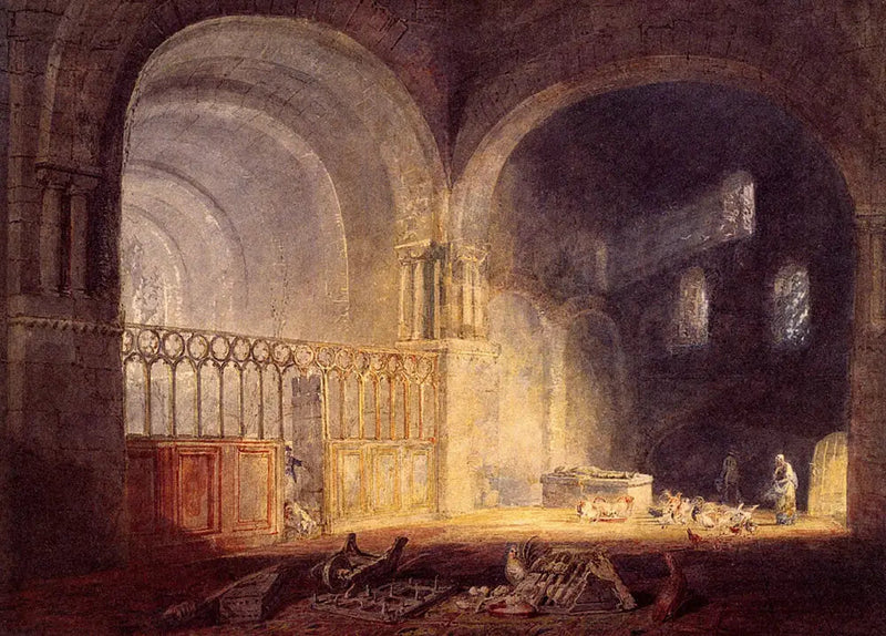 Transept af Ewenny Priory, Glamorgan - J. M. W. Turner