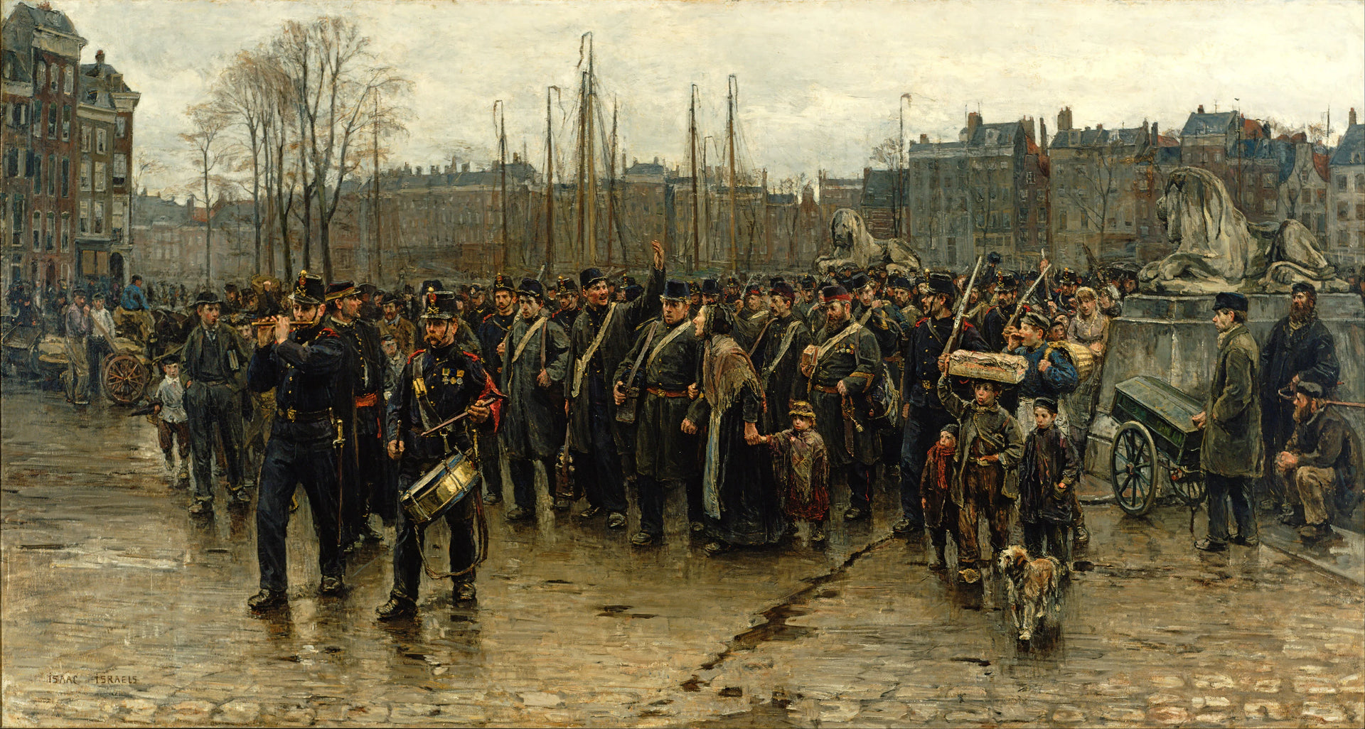 Le transport des coloniaux - Isaac Israëls