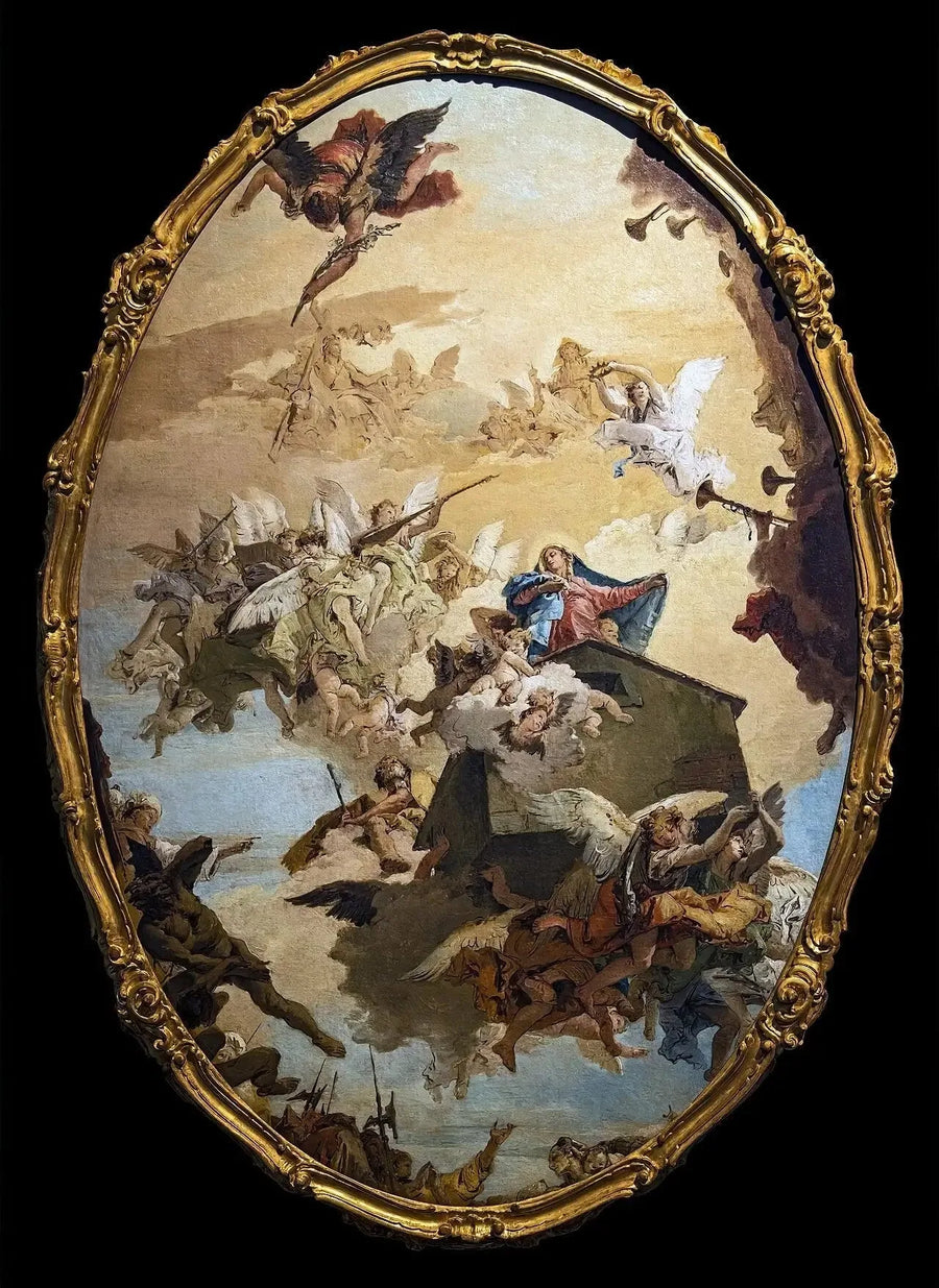 Transport af Lorette-huset - Giovanni Battista Tiepolo