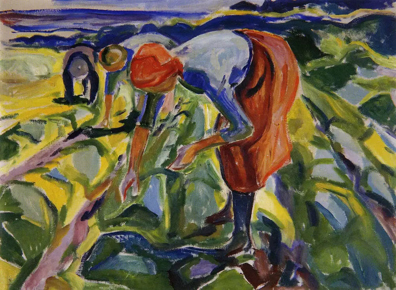 Markarbejde - Edvard Munch