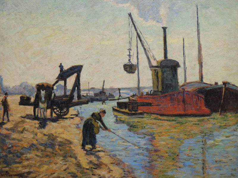 Arbejder ved Nationalbroen - Armand Guillaumin