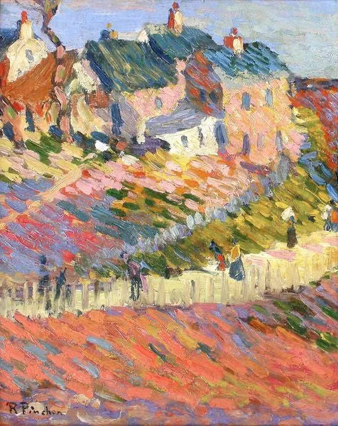 Arbejds på markerne - Robert Antoine Pinchon