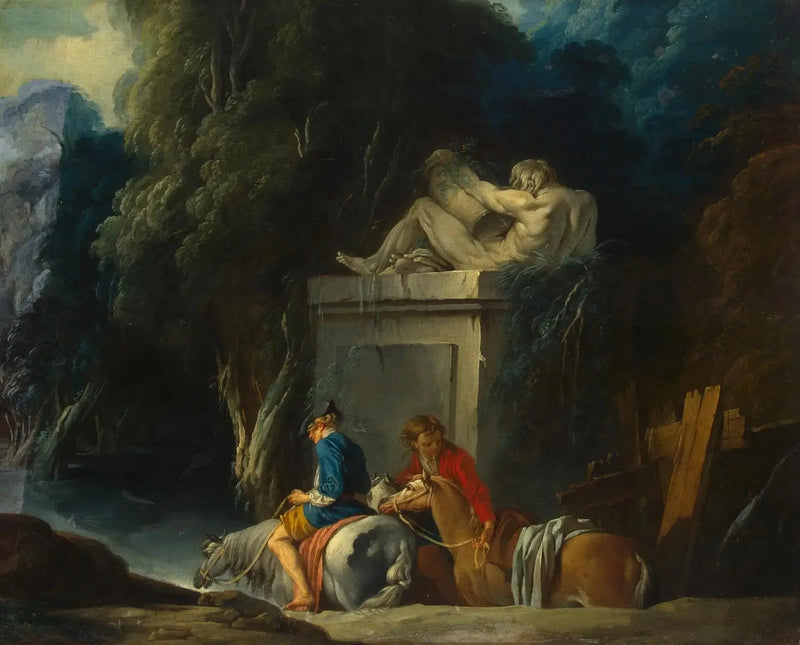 Gå over bækken - François Boucher