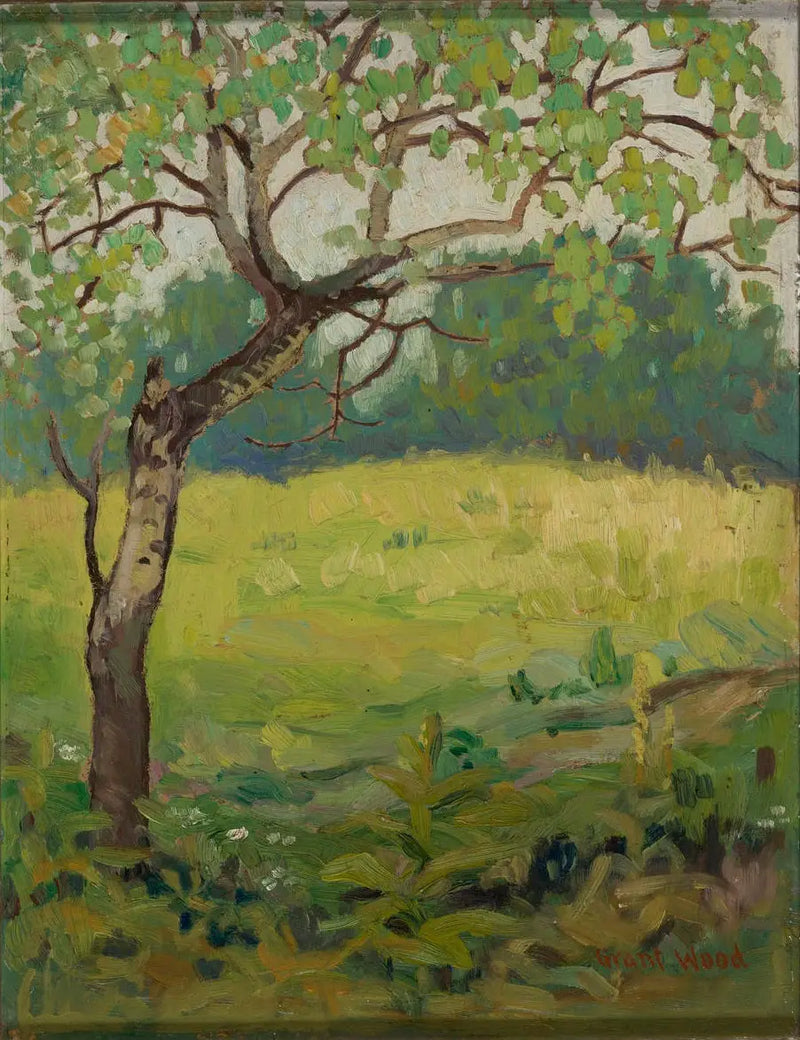 Skælvende skælven - Grant Wood