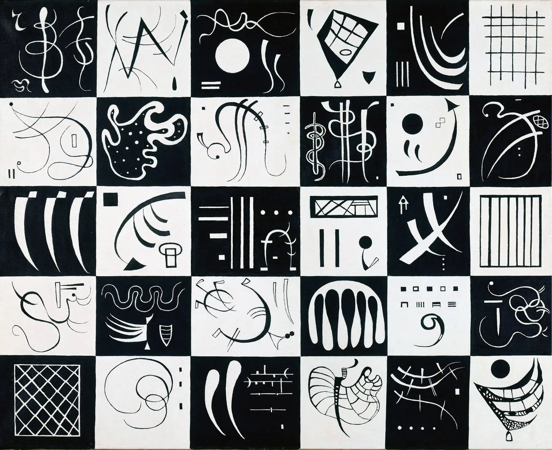 Trente - Vassily Kandinsky image 1 reproduction réalisée par Alpha Reproduction