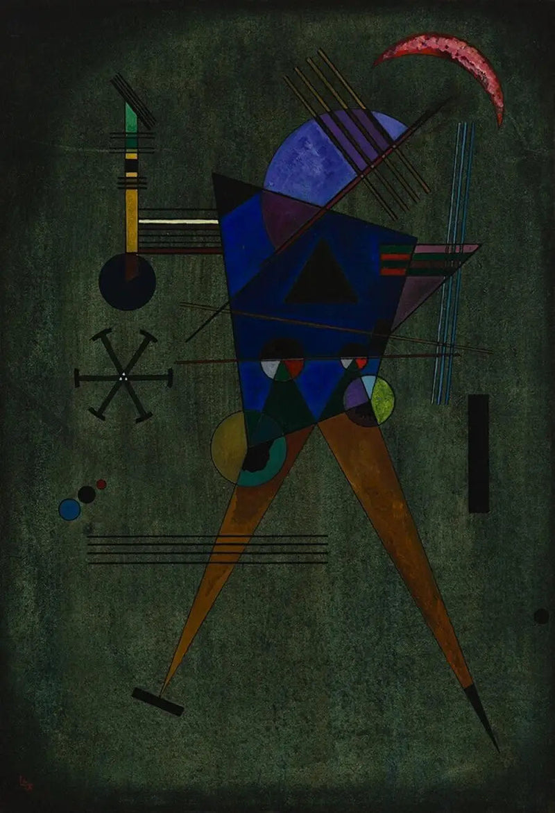 Sort trekant - Vassily Kandinsky