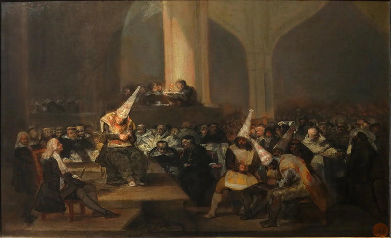 Inkvisitionsdomstolen - Francisco de Goya