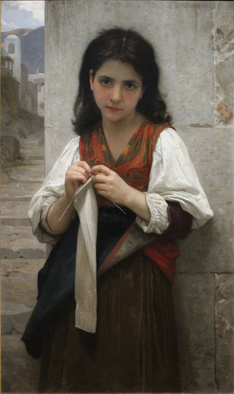 Strikkerske - Bouguereau