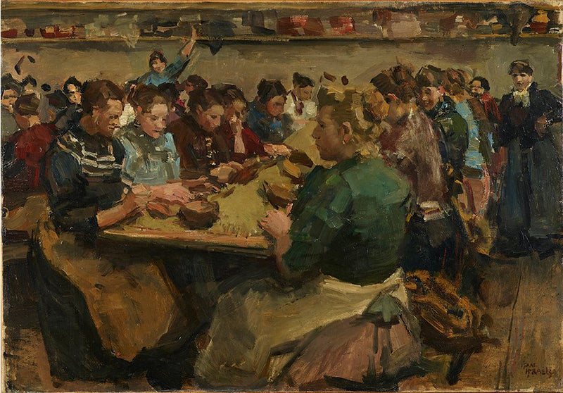 Sorterere på caféen - Isaac Israel