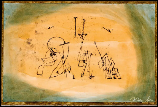 Trio abstrait - Paul Klee - Reproductions de tableaux et peintures haut de gamme