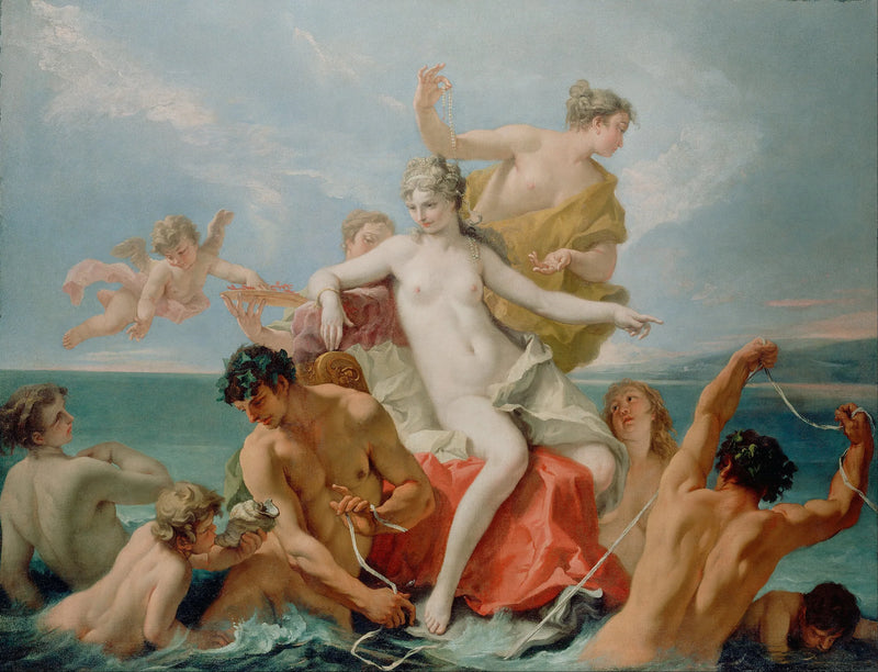 Triumf af Venus Marine - Sebastiano Ricci