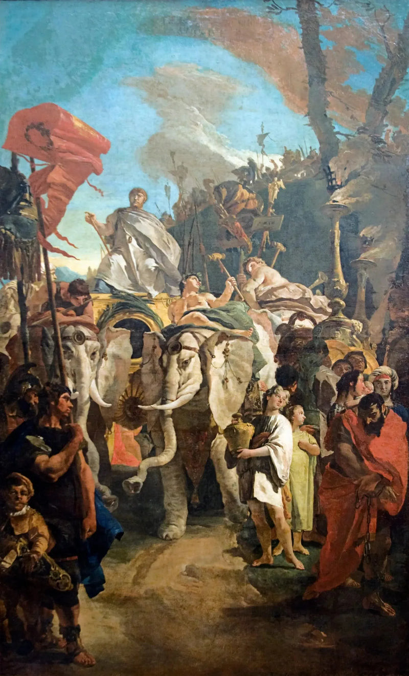 Triomphe de Manius Curius Dentatus - Giovanni Battista Tiepolo