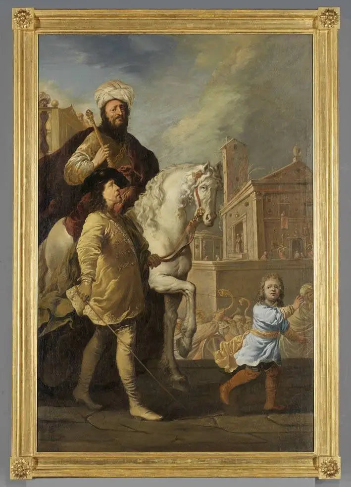 Mardocheus' triumf - Rembrandt