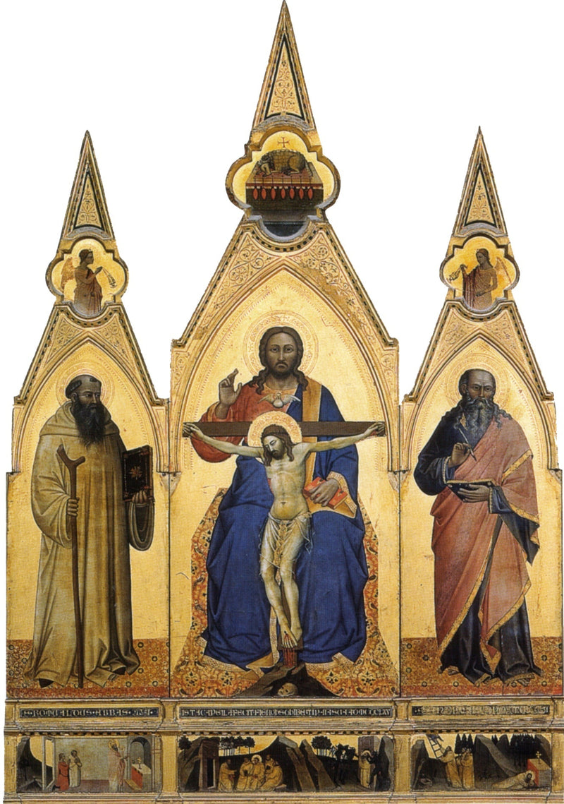Triptyk ved nådestolen - Nardo di Cione