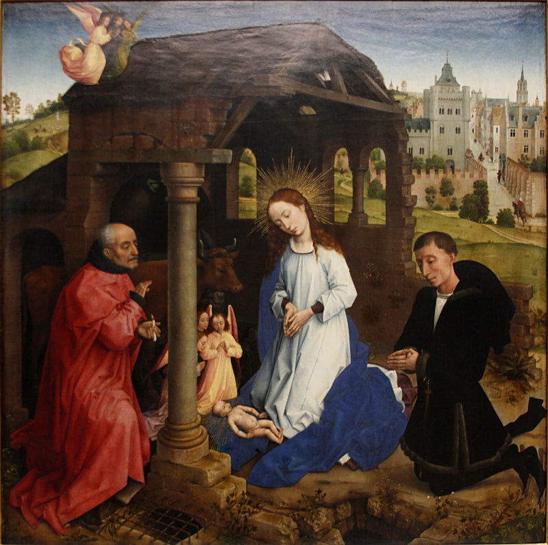Triptyk Bladelin Nativitet (midterpanel) - Rogier van der Weyden