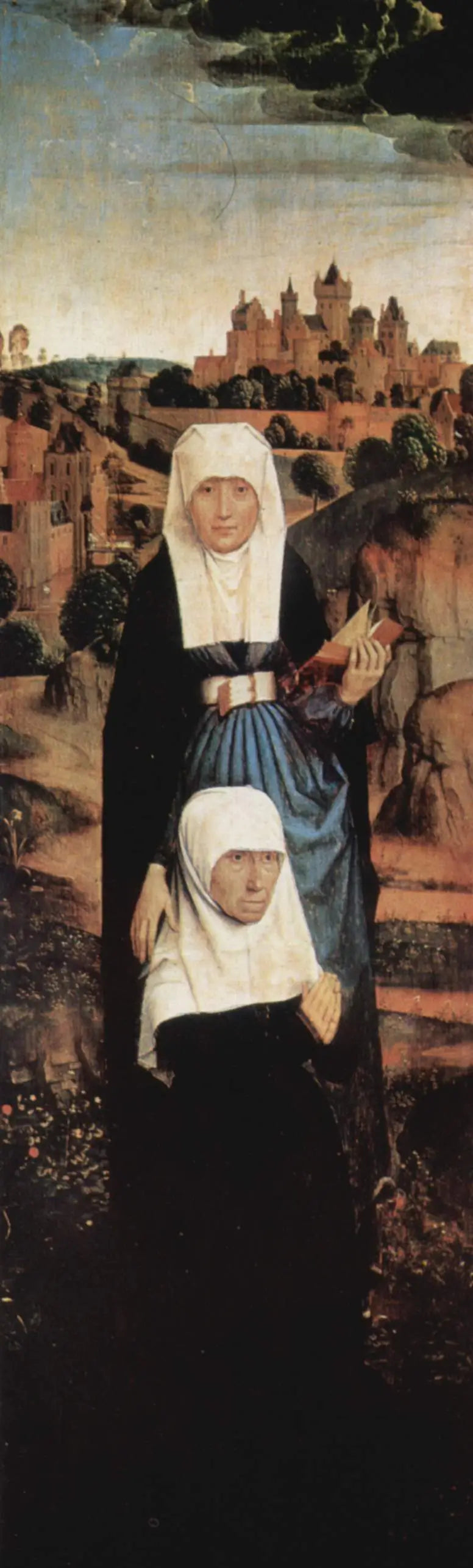Triptyk af Jan Crabbe. Venstre fløj - Hans Memling