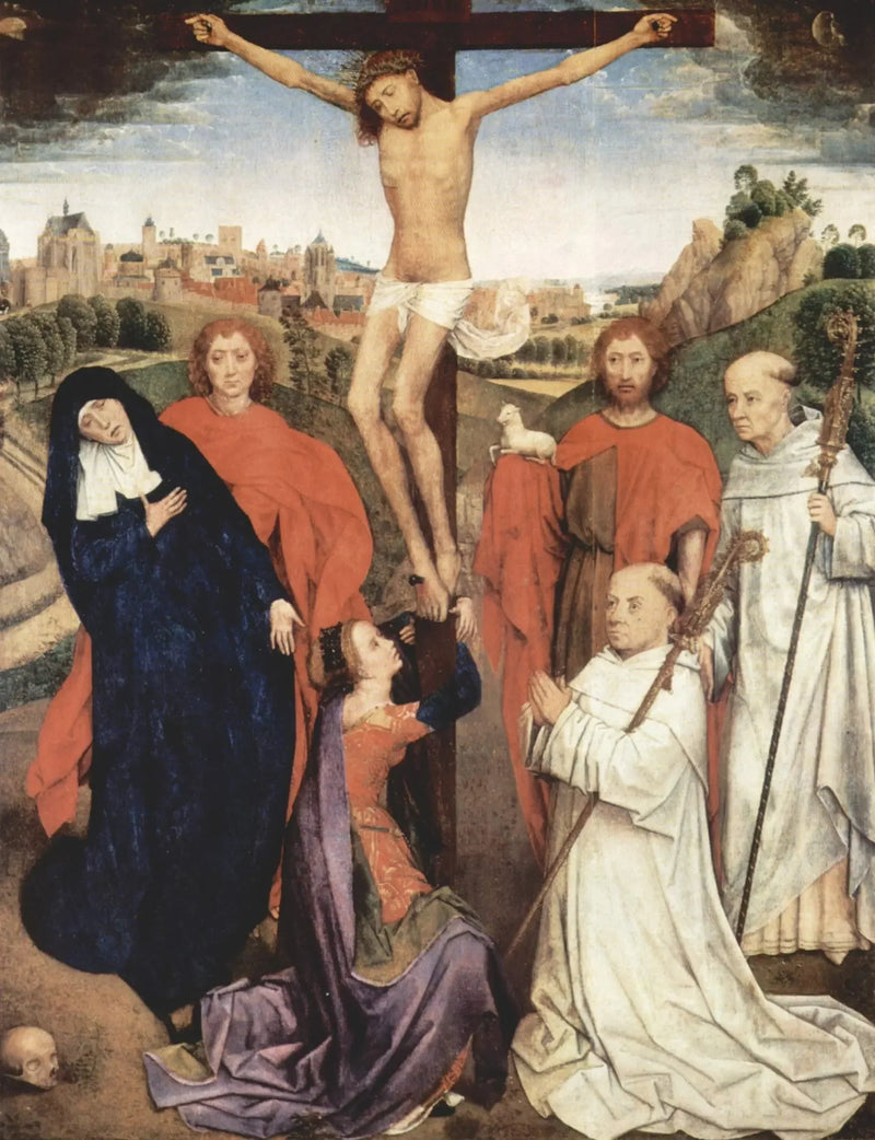 Triptyk af Jan Crabbe. Centralbord - Hans Memling